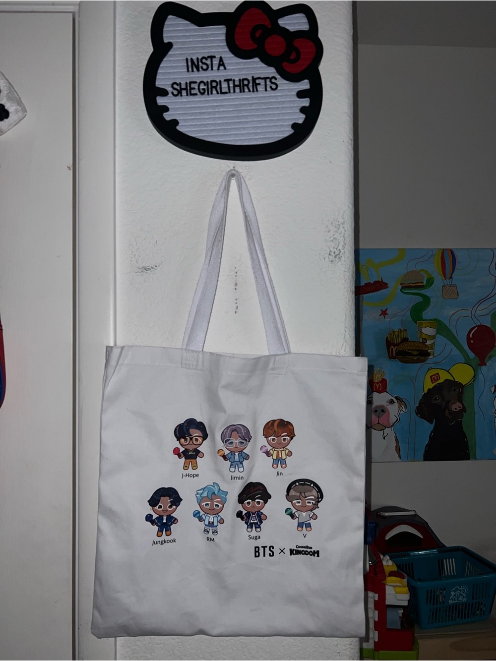 BTS tote bag